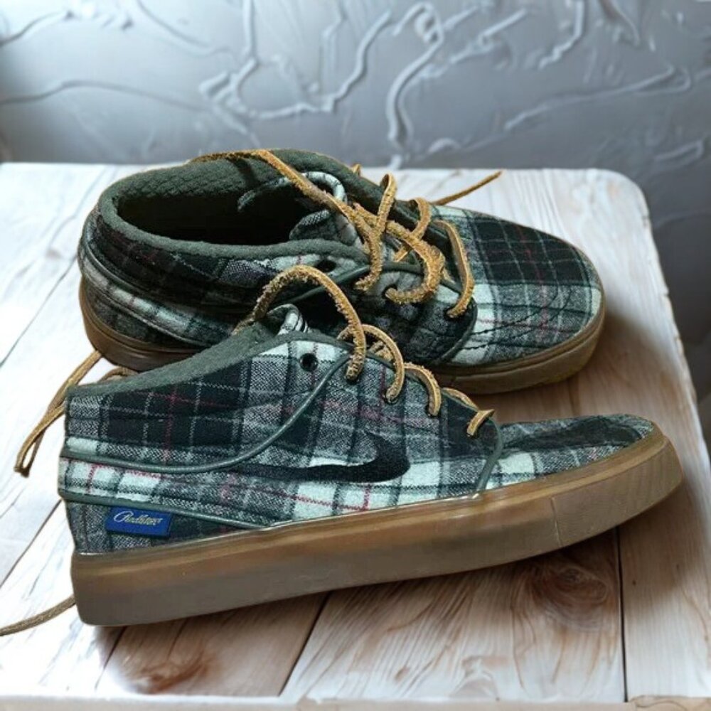 RARE Women's Size 5.5 Pendleton x Nike Plaid Skate Sneakers - Stefan Janoski